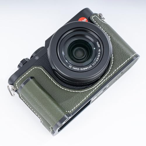 Leica ライカ D-LUX8（レザーケースとオートレンズキャップ付き） ライカ（Leica） Leica D-LUX8 専用 レザー ケース Black ブラック TP